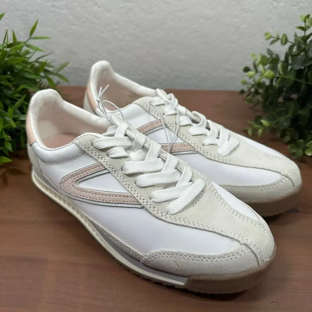 Tretorn Women's Hailey Pink Lace Up Memory Foam‎ Sneakers Size 6
